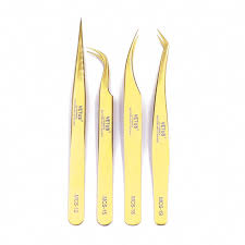 Vetus Golden Series Precision Tweezers Set